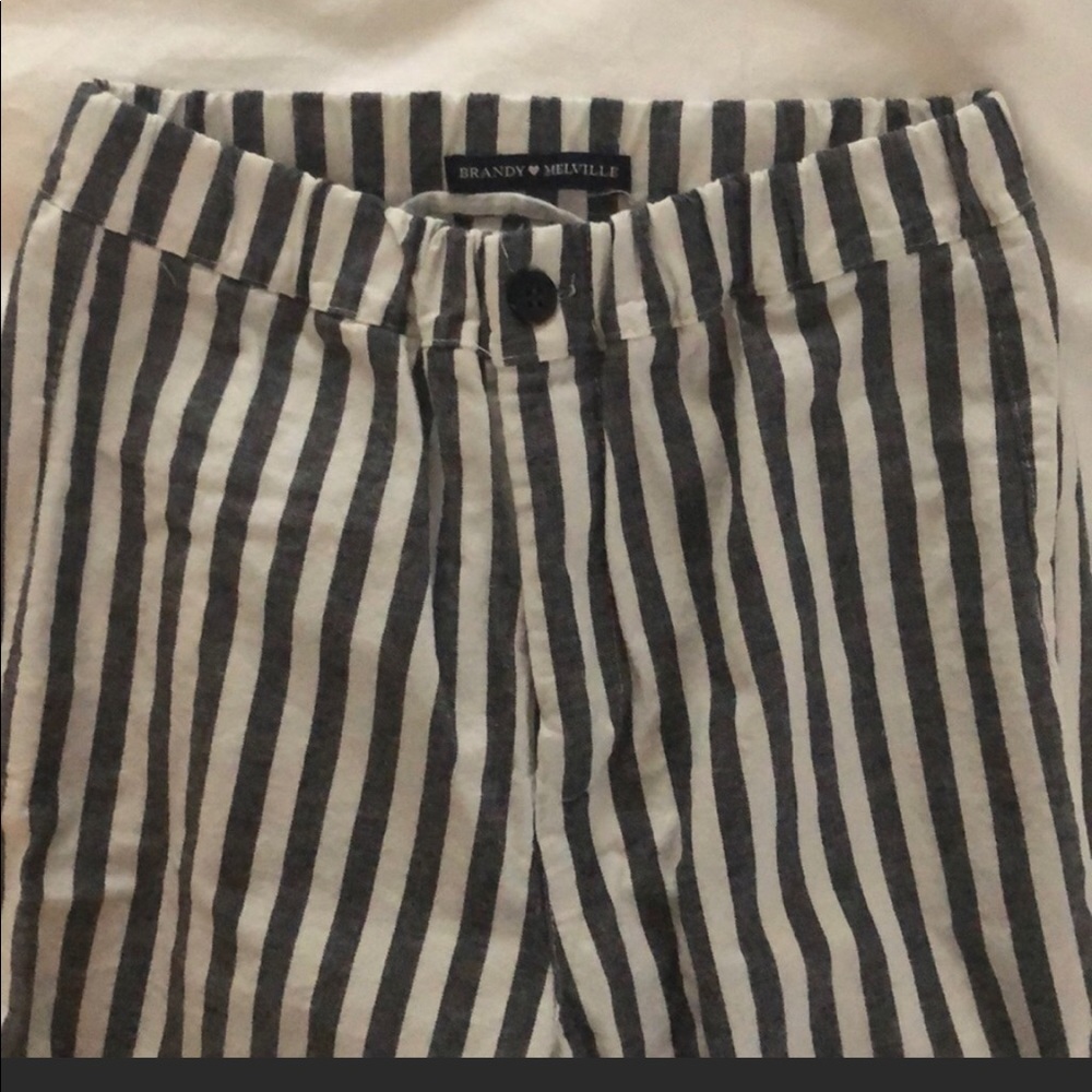 Brandy Melville Striped Trousers